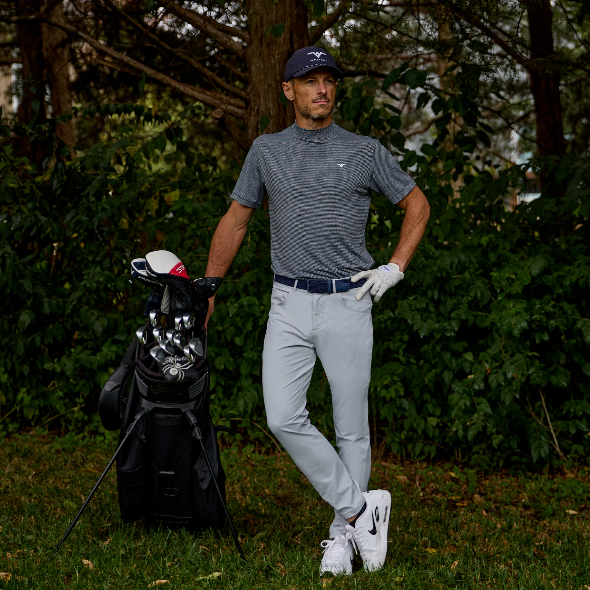 Avalon Golf Fall 2025 Release: Mock Neck Golf Shirt