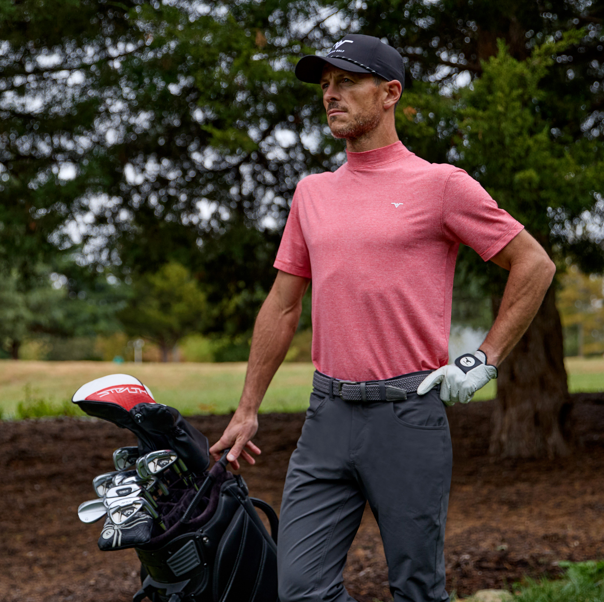 Avalon Golf Fall 2025 Release: Mock Neck Golf Shirt