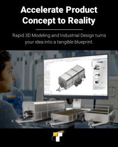 Rapid 3D modeling turns your idea into a tangible blueprint.