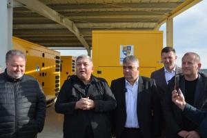 Local authorities at the plant inauguration