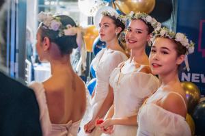 Dancers from Joffrey Ballet School. Photo by Wesley Sherow