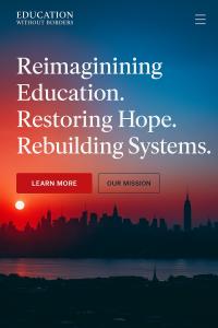 Education restoring hope rebuilding system