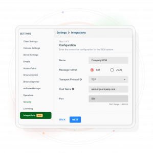 CurrentWare's SIEM Integration Solution