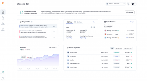 Forwardly Business Payments Home Dashboard