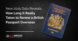New 2025 Data Reveals How Long It Really Takes to Renew a British Passport Overseas
