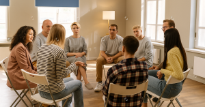 Siam Rehab, a fully licensed and Healthcare Accreditation-compliant addiction treatment center under Thailand’s Ministry of Public Health, has published verified data confirming a 97 percent program-completion rate and 80 percent voluntary extensions between 2022 and 2025 Group therapy session at Siam Rehab