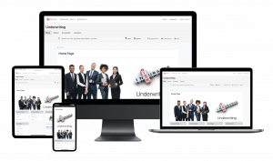 The Ondexx Knowledge Management platform displayed on multiple devices for modern workforce access.