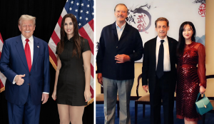 President Trump and Sarkozy