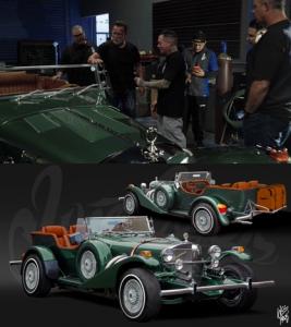 Zheng designed the new look for Arnold Schwarzenegger’s Excalibur