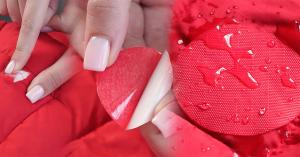 aZengear Repair Patches for Down Jackets - Waterproof, Pre-Cut, Self-Adhesive, Tear-Cold-Heat-Resistant Nylon Polyester Fabric to Fix Puffer Coats, Gear, Tents