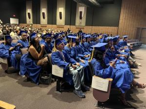 Students at graduation