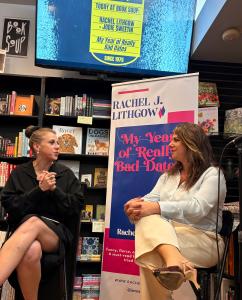 Jodie Sweetin and Rachel Lithgow at Book Soup