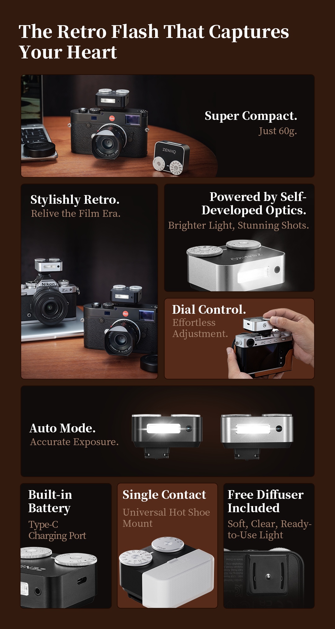 Zeniko Announces the Launch of the ZA12 Dual-Dial Camera Flash