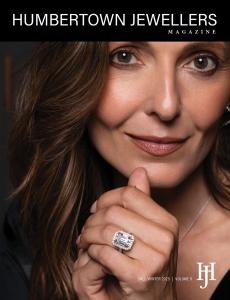 Humbertown Jewellers proudly announces the release of Volume 9 of its annual Humbertown Jewellers Magazine, available in print and online on November 19, 2025 The cover of Humbertown Jewellers Magazine 2025 edition. Photography by Isabelle Paradis.