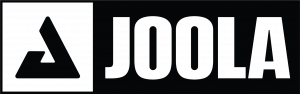 Black and white JOOLA brand logo.