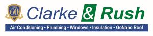 Clarke & Rush Mechanical logo – Family-owned home services company specializing in HVAC, plumbing, windows, and total home comfort.