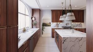 Oslo Walnut Kitchen Cabinets