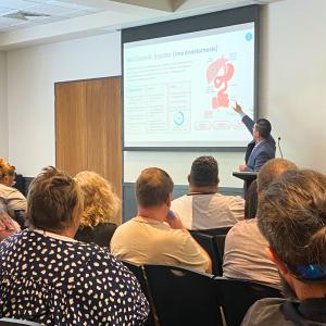 Dr. Gutierrez at Christchurch Seminar