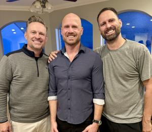 Talbot West Appoints Steve Larsen as Vice President of Sales to Drive Enterprise Growth Talbot West CEO Jacob Andra poses with SVP of Solutions Architecture Stephen Karafiath and new VP of Sales Steve Larsen in Andra's kitchen in Riverton, Utah