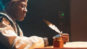 Ritratto di Juan Latino, studioso afro-ispanico del Rinascimento. Personaggio storico trattato nel documentario We Were Here.