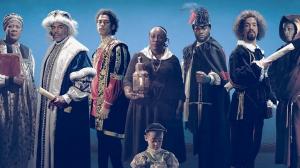 Grupo de actores que participan en las recreaciones históricas del documental.