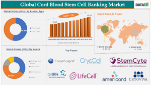 According to DataM Intelligence, the cord blood stem cell banking market reached US$ 25 Cord Blood Stem Cell Banking Market