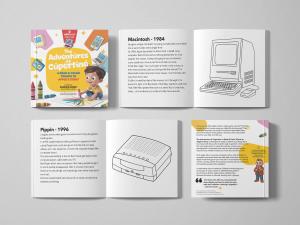 Coloring iconic devices like the original Macintosh and Newton MessagePad