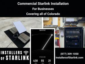 Colorado Commercial Starlink Installation Services - Installers of Starlink, (877) 309-1050.