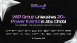 VAP Group Unveils 20+ High-Impact Side Events at Abu Dhabi Innovation Week, Connecting Global AI, Blockchain & Gaming
