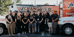 Grand View Roofing & Exteriors, a roofing and exterior contractor based in Blackwood, New Jersey, has joined the Gloucester County Chamber of Commerce Team photo of Grand View Roofing & Exteriors