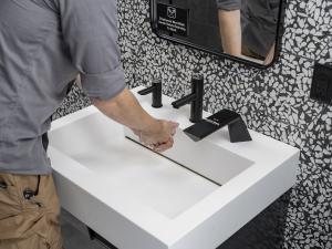 Rivertrail D3 Sink System with XLERATORsync® Hand Dryer