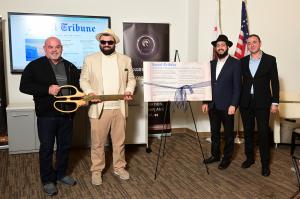 The 90210 Elite Gathering: The Power of Partnerships convened distinguished leaders, innovators, and changemakers for a landmark evening highlighting global collaboration and purpose-driven alliances Israel Tribune Ribbon Cutting: Moe Rock, Ashkan Tabibnia, Rabbi Danny Illulian, Todd Johnson