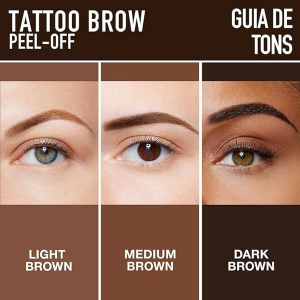Selene Sky Eyebrow Tint Color Options On Display
