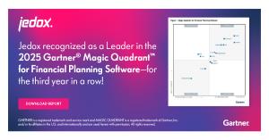 Jedox is a Leader in the Gartner Magic Quadrant for the third year in a row