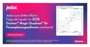 Freiburg – Boston – London – Paris – Dubai – Singapur – Sydney — Jedox, die weltweit anpassungsfähigste Lösung für Planung und Performance Management, hat 2025 als Leader im Gartner® Magic Quadrant™ für Finanzplanungssoftware erneut eine Spitzenplatzierung erreicht Jedox erneut als Leader im Gartner® Magic Quadrant™ für Finanzplanungssoftware anerkannt
