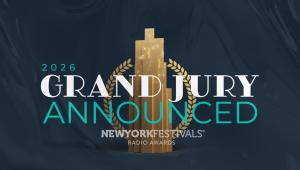 The New York Festivals® Radio Awards has announced the distinguished 2026 Radio Awards Grand Jury 2026 Radio GJ Graphic