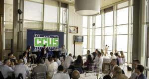 The SFLCT’s then Vice Chair, Alessandra Simone (left), on the “CCUS in the Market: Commercialization Strategies and Investment Opportunities” topical luncheon panel