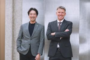 An image of Mitsuo Hashimoto and Joe Rigby, the two co-founders of Housing Japan, still leading the company after a successful 25 years.