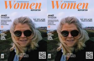 Picture of person on a magazine