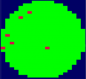 Defect Map displaying pass and fail results ready for easy operator review.