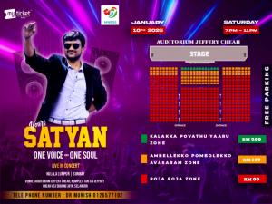 Satyan first time Live in Malaysia