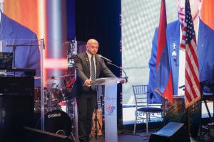 Architect, community advocate, and long-time Glendale resident Gevorg Grigoryan officially launched his campaign for Glendale City Council this week, drawing an enthusiastic crowd of more than 300 community members, business owners, civic leaders, and supporters Gevorg Delivering his Keynote Address