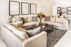 Stylish living room interior in a KTJ Krug LLC Condado vacation rental