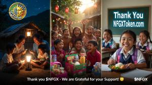 Grateful Hearts: Thank You, $NFGX, for Delivering Relief – Food, Water, Solar Power, Rice and Aid