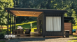The Grove House: How a 40 Foot Container Became a Modern Forest Home