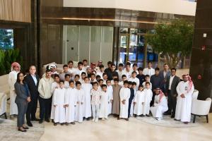 Children from Turaif Orphanage at Mövenpick Hotel Waad Al Shamal