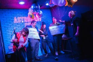 Alex Durazzo and Matt Kinney win the 2025 San Gabriel Valley Comedy Festival.