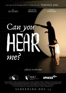Terence Ang, author of the acclaimed poetry memoir "Thunderstroke," is set to premiere his deeply personal short film, "Can You Hear Me?," in which he stars as the lead actor "Can You Hear Me?" film starring Terence Ang
