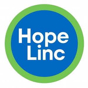 HopeLinc Recovery Ecosystem graphic showing a human brain blended with digital and AI elements, representing faith-based, technology-driven addiction recovery and long-term sobriety support