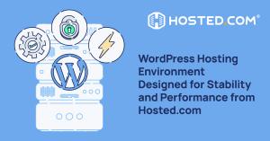 Hosted.com’s WordPress server infrastructure is designed for consistent uptime and speed.